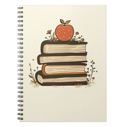 Pile de livres Apple Cahier d'enseignant (Devant)