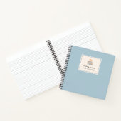 Pile de livres aquarelle bleue de style personnali (Intérieur)