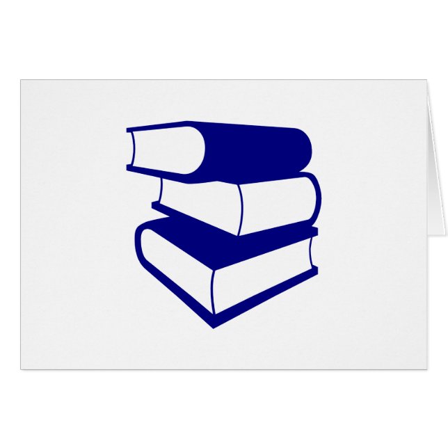 Pile De Livres Bleus (Devant Horizontal)