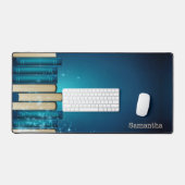 Pile de livres Design Desk Mat (Clavier et souris)