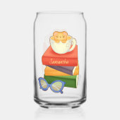 Pile De Livres Et Ours De Tasse De Thé (Verso)