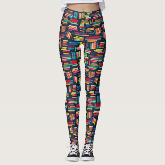 Pile de livres Leggings (Devant)
