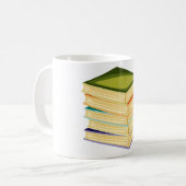 Pile De Livres Scolaires Mug (Devant gauche)