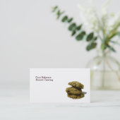 Pile de modèle de carte de visite de biscuits (Debout devant)