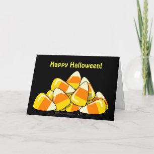 Pile de modèle de Halloween de bonbons au maïs