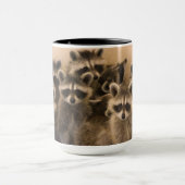 Pile de tasse de ratons laveurs (Centre)