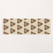 Pile d'Emoji de tapis de yoga de poo (Dos (Horizontal))