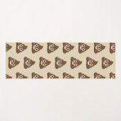 Pile d'Emoji de tapis de yoga de poo (Devant (Horizontal))