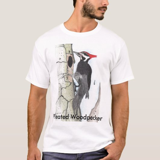 Pileated Woodpecker T-shirt (Voorkant)