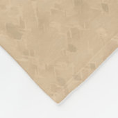 Pileated Woodpecker Tan Fleece Deken (Hoek)