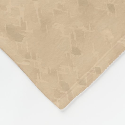 Pileated Woodpecker Tan Fleece Deken (Hoek)