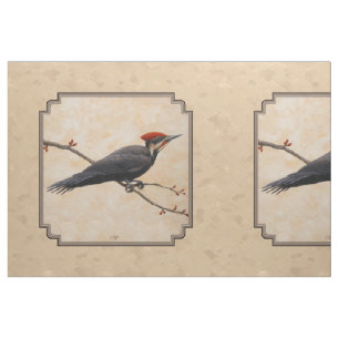 Pileated Woodpecker Tan Stof