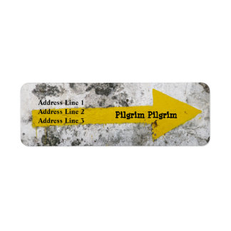 Pilgrim Arrow Adresetiketten Etiket