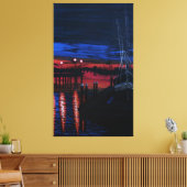 Pilgrim bij zonsopgang canvas afdruk (Insitu (Woonkamer))