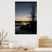 Pilgrim bij zonsopgang poster (Keuken)