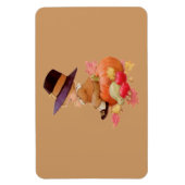 Pilgrim Boy die op pompoen bidt, ZSSG Magneet (Verticaal)