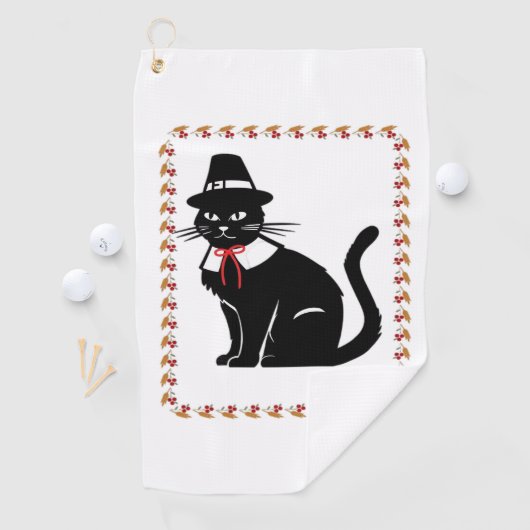 Pilgrim Cat Oversized T-shirt Golfhanddoek (Insitu)