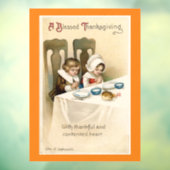 Pilgrim Children Praating Window Cling Raamsticker (Vel 3)