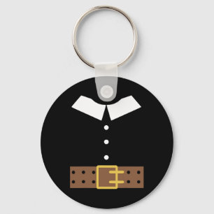 Pilgrim Costume Halloween Funny Thanksgiving Boys Sleutelhanger