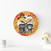 Pilgrim Couple - Thankful & Grateful Grote Klok (Huis)