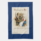 Pilgrim Couple Theedoek (Verticaal)