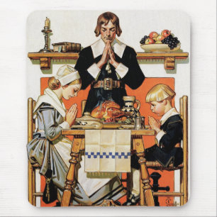 Pilgrim Family. geschenk Muismat