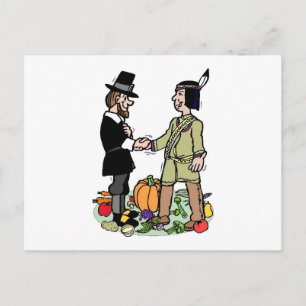 Pilgrim Indian Cooperation Briefkaart