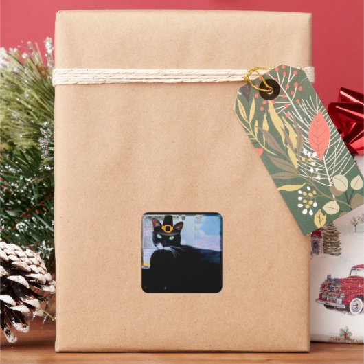 Pilgrim Lucy Vierkante Sticker (Feestdagen)