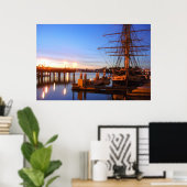 Pilgrim op dagfoto poster (Thuiskantoor)