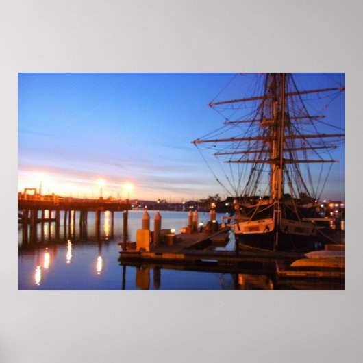 Pilgrim op dagfoto poster (Voorkant)