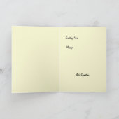 Pilgrim Puppy Thanksgiving Feestdagen Kaart (Binnen)