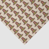 Pilgrim Puritan Pet Happy Thanksgiving najaar Herf Tissuepapier (Detail)