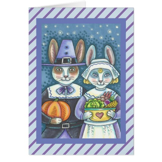 PILGRIM RABBITS MERCI DE VOUS ACCUEILLIR CARTE DE (Devant)