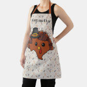 Pilgrim Texas Turkey All-Over Print Apron Schort (Insitu)