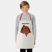 Pilgrim Texas Turkey All-Over Print Apron Schort (Gedragen)
