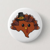 Pilgrim Texas Turkey Button (Voorkant)