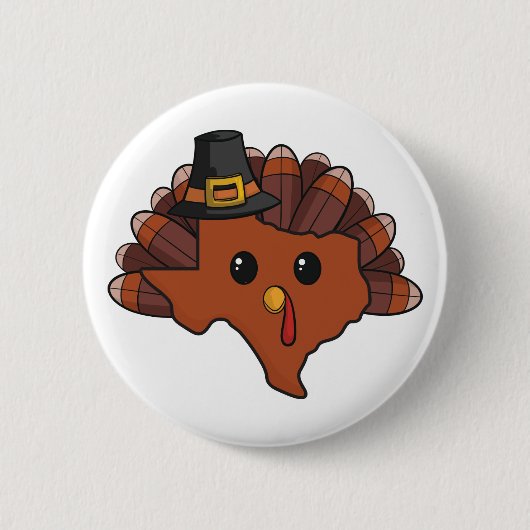 Pilgrim Texas Turkey Button (Voorkant)