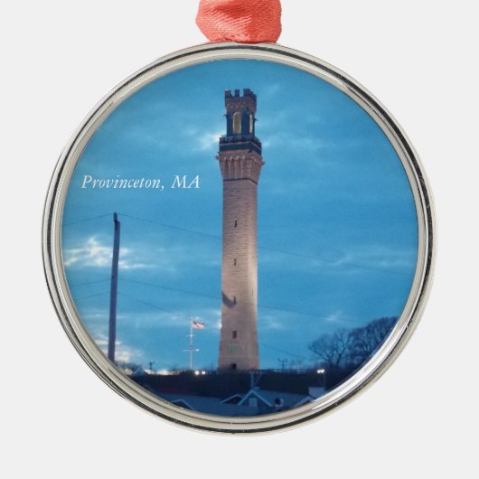 Pilgrim Tower, Provincetown, MA Ornament 1 (Voorkant)