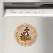 Pilgrim Turkey and Food Magnet Magneet (Insitu (Vaatwasser))