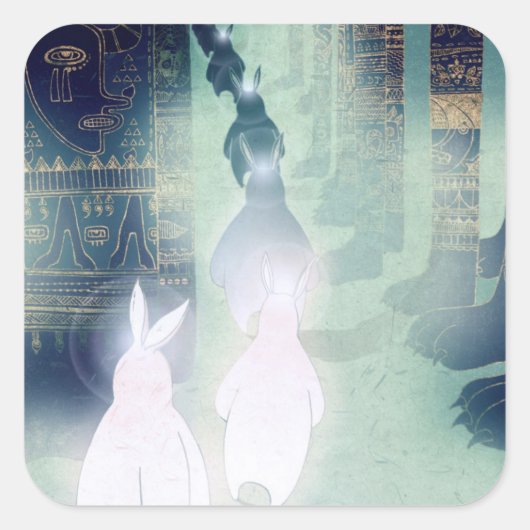 Pilgrimage 2012 vierkante sticker (Voorkant)