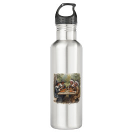 Pilgrims and Indians Pepperoni Pizza Dark Beer Waterfles