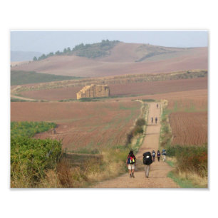 Pilgrims die 8x10 druk lopen foto afdruk