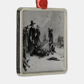 Pilgrims Metalen Ornament (Rechts)