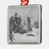 Pilgrims Metalen Ornament (Links)