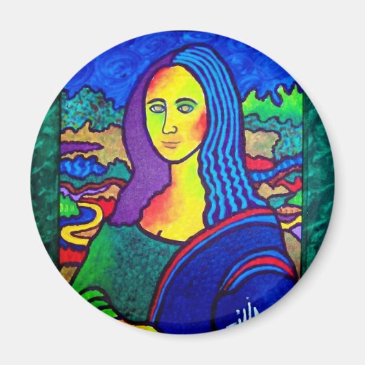 Piliero Mona Lisa Magneet (Voorkant)