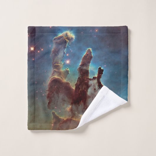 Piliers de création, Aigle Nebula Hubble Space (Gant de toilette)
