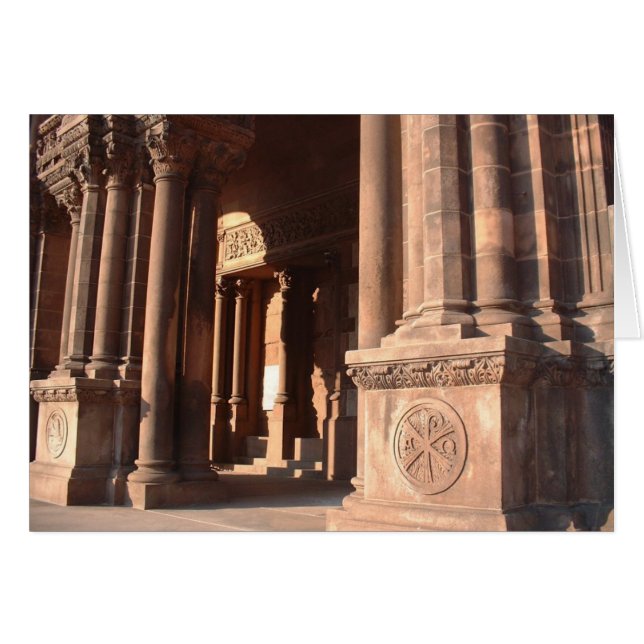 Piliers de Trinity Church, Boston - Carte blanche (Devant horizontal)