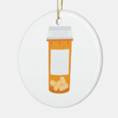 Pill Fles Keramisch Ornament (Links)