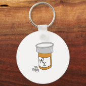 Pill Fles Sleutelhanger (Voorkant)