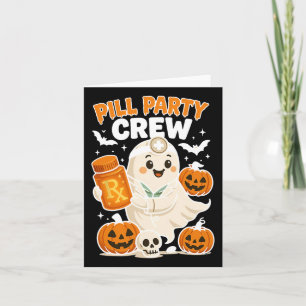 Pill Party Crew Apotheek Tech Geest Verpleegster P Kaart